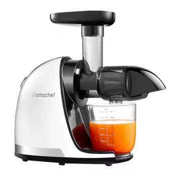 AMZCHEF 1501-WT Lēnā sulu spiede (balta)