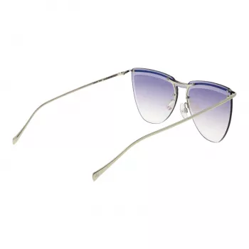 ANA HICKMANN HI3085-13203A Sieviešu tauriņveida saulesbrilles - Brūns Havana acetāta rāmis, Gradienta brūnas polikarbonāta lēcas, UV400 aizsardzība