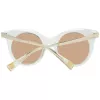 ANA HICKMANN HI9063-49T02 Sieviešu tauriņveida saulesbrilles Brūns Havana acetāta rāmis Brūns gradienta lēcas 49/21/145 mm