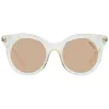 ANA HICKMANN HI9063-49T02 Sieviešu tauriņveida saulesbrilles Brūns Havana acetāta rāmis Brūns gradienta lēcas 49/21/145 mm