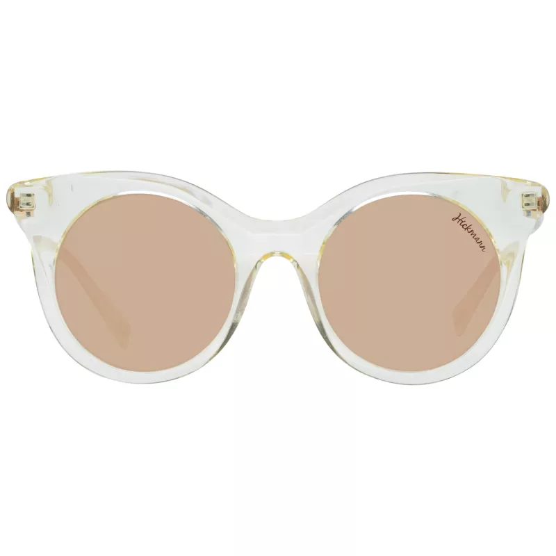 ANA HICKMANN HI9063-49T02 Sieviešu tauriņveida saulesbrilles Brūns Havana acetāta rāmis Brūns gradienta lēcas 49/21/145 mm