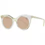 ANA HICKMANN HI9063-49T02 Sieviešu tauriņveida saulesbrilles Brūns Havana acetāta rāmis Brūns gradienta lēcas 49/21/145 mm