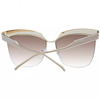 ANA HICKMANN Sieviešu Butterfly Cat Eye Saulesbrilles AH3179-6204A Havana Bruņurupuča Gradienta Brūnas 62mm