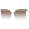 ANA HICKMANN Sieviešu Butterfly Cat Eye Saulesbrilles AH3179-6204A Havana Bruņurupuča Gradienta Brūnas 62mm