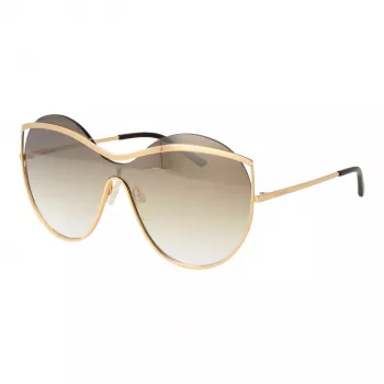ANA HICKMANN Sieviešu kaķacs formas saulesbrilles AH3182-13404A Havana Acetāts Brūnas gradienta lēcas 56mm