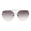 ANA HICKMANN Sieviešu kaķacsveida saulesbrilles HI3068-5804B Melns acetāts Gradienta pelēka lēca 58/18/145 mm