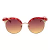 ANA HICKMANN Sieviešu HI3050-52E01 Saulesbrilles Havana Brūns Gradients Tauriņš Kvadrāts Acetāts UV400