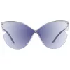ANA HICKMANN Sieviešu saulesbrilles AH3173-14003A - Modes ģeometrisks acetāta rāmis ar UV400 aizsardzību
