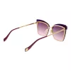 ANA HICKMANN Sieviešu saulesbrilles AH3177-6404E Zelts rāmis Gradienta Brūnas lēcas 64mm