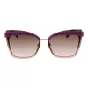 ANA HICKMANN Sieviešu saulesbrilles AH3177-6404E Zelts rāmis Gradienta Brūnas lēcas 64mm