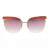 ANA HICKMANN Sieviešu saulesbrilles AH3179-6205A Butterfly Cat Eye Havana Acetāts Brūns gradients UV400 62mm