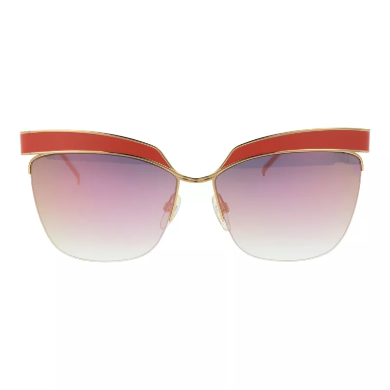 ANA HICKMANN Sieviešu saulesbrilles AH3179-6205A Butterfly Cat Eye Havana Acetāts Brūns gradients UV400 62mm