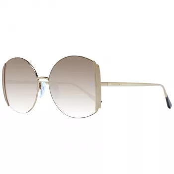 ANA HICKMANN Sieviešu saulesbrilles AH3188-5704A Zelts/Brūns Tauriņš Metāla rāmis UV400
