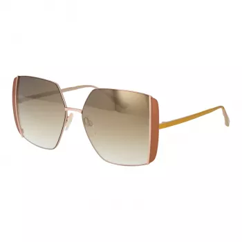 ANA HICKMANN Sieviešu saulesbrilles AH3189-5605B - Brūns acetāta rāmis, brūnas gradienta polikarbonāta lēcas, 57 mm lēcu platums, UV400 aizsardzība