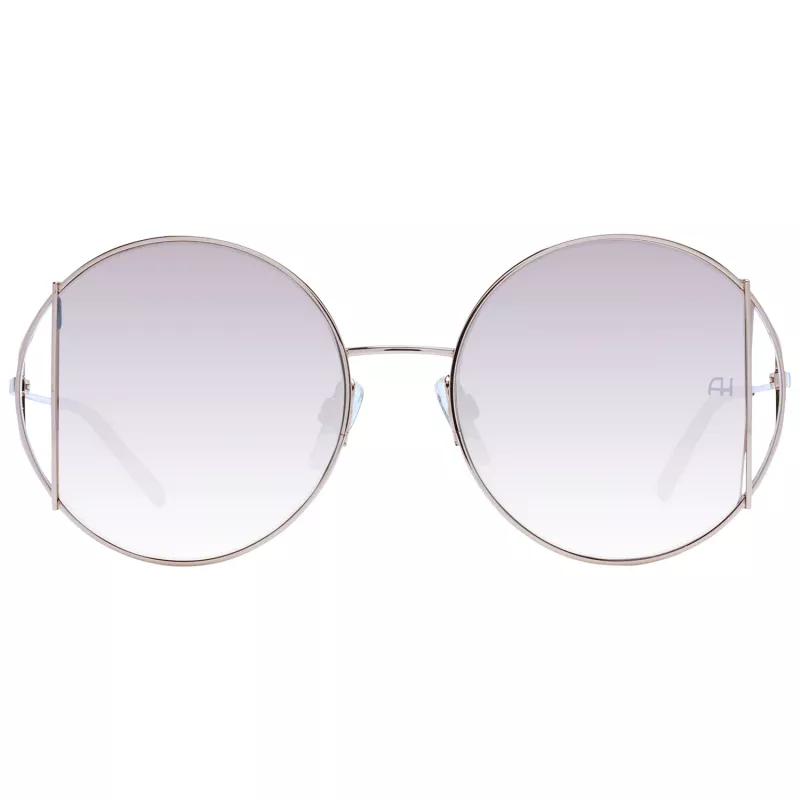 ANA HICKMANN Sieviešu saulesbrilles AH3192-5304D Havana Brūns Acetāta Taisnstūra Rāmis ar Brūnu Gradienta Polikarbonāta Lēcām 53mm