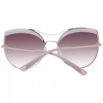 ANA HICKMANN Sieviešu saulesbrilles AH3207-59H01 Butterfly Cat Eye Acetāta rāmis Gradienta Brūnas lēcas UV400