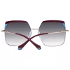 ANA HICKMANN Sieviešu saulesbrilles AH3253-59P02 Havana Brūns Tauriņa Acetāta Rāmis ar Brūniem Gradienta Lēcām UV400
