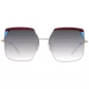 ANA HICKMANN Sieviešu saulesbrilles AH3253-59P02 Havana Brūns Tauriņa Acetāta Rāmis ar Brūniem Gradienta Lēcām UV400