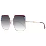 ANA HICKMANN Sieviešu saulesbrilles AH3253-59P02 Havana Brūns Tauriņa Acetāta Rāmis ar Brūniem Gradienta Lēcām UV400