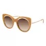 ANA HICKMANN Sieviešu saulesbrilles AH9265-54H02 Havana Acetāta Kvadrātveida Rāmis Brūns Gradienta Lēcas 54mm