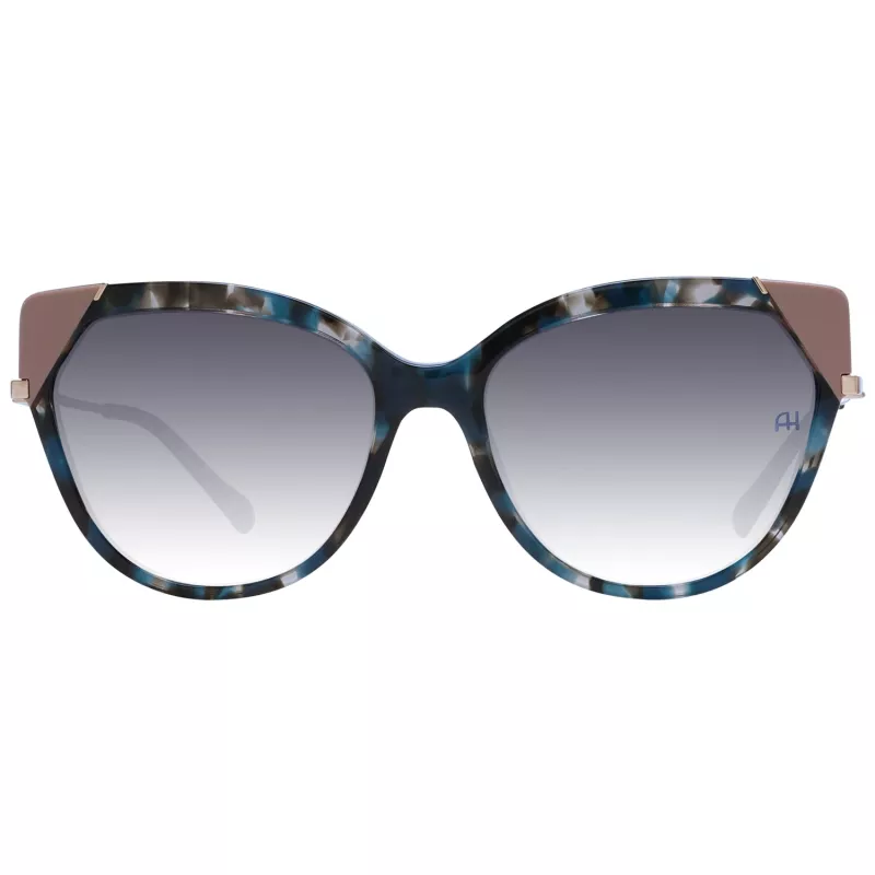 ANA HICKMANN Sieviešu saulesbrilles AH9339-56P02 Havana kvadrātveida rāmis Brūnas gradienta lēcas 56/17/140 mm