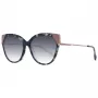 ANA HICKMANN Sieviešu saulesbrilles AH9339-56P02 Havana kvadrātveida rāmis Brūnas gradienta lēcas 56/17/140 mm
