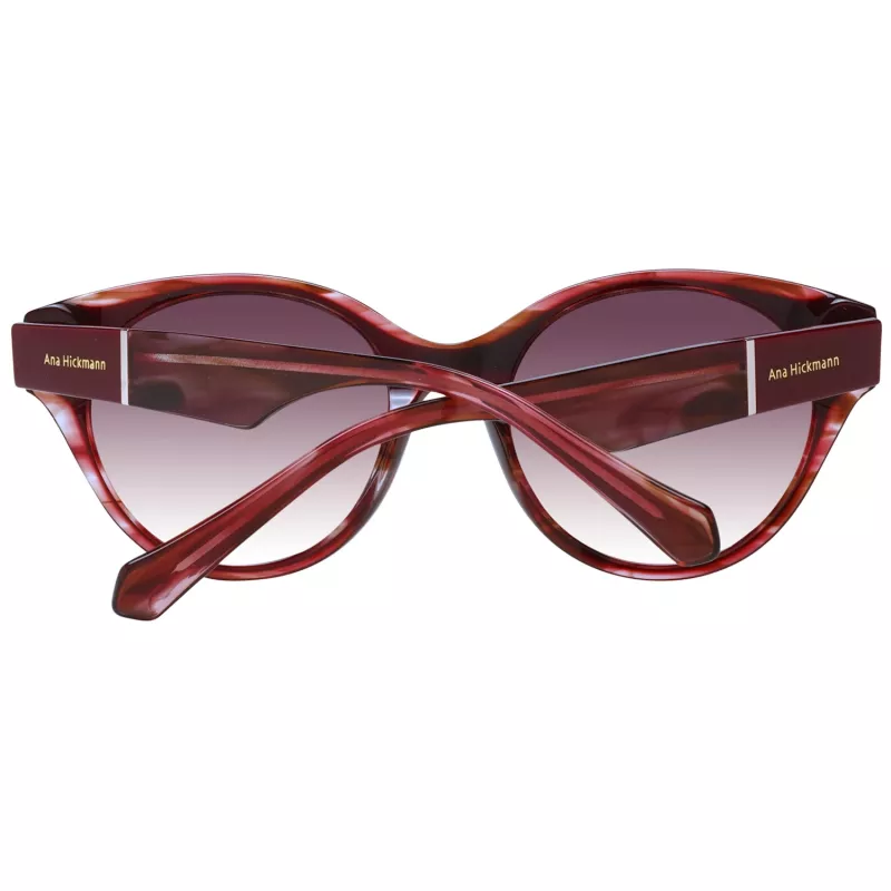 ANA HICKMANN Sieviešu saulesbrilles AH9345-51H03 Butterfly/Square Acetāta rāmis Brūnas gradienta lēcas 53mm