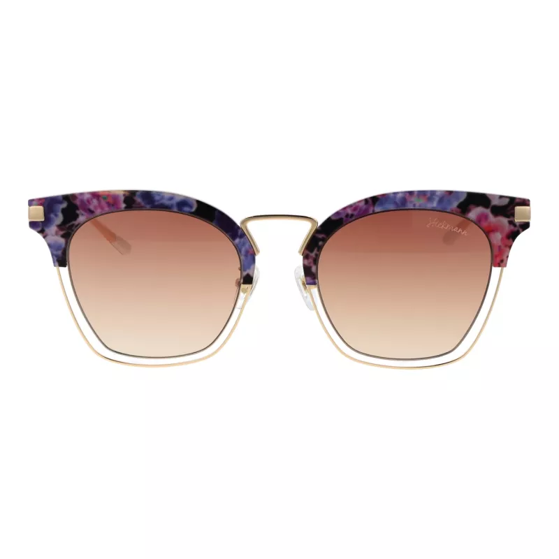 ANA HICKMANN Sieviešu saulesbrilles HI3037A-54H02 Havana Butterfly rāmis Brūnas gradienta lēcas 51/22/145 mm