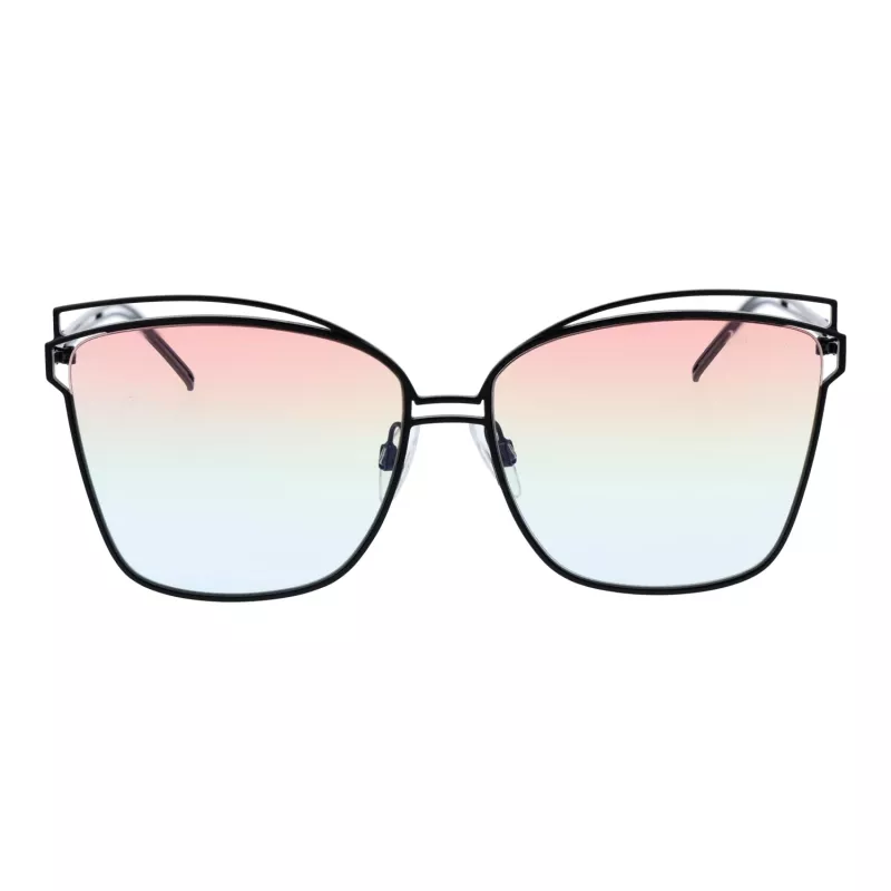 ANA HICKMANN Sieviešu saulesbrilles HI3049-6109A - Havana Acetāta Lielizmēra Kvadrātveida - Brūnas Gradienta Lēcas - 61/15/145 mm