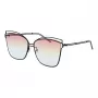 ANA HICKMANN Sieviešu saulesbrilles HI3049-6109A - Havana Acetāta Lielizmēra Kvadrātveida - Brūnas Gradienta Lēcas - 61/15/145 mm