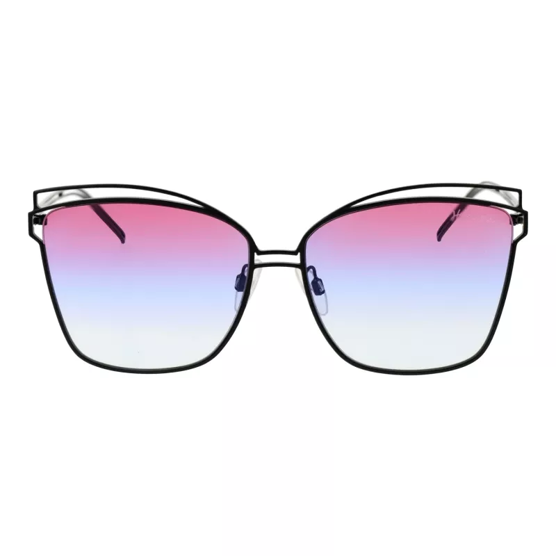 ANA HICKMANN Sieviešu saulesbrilles HI3049-6109B Havana Brūns Acetāts Kvadrātveida Rāmis Brūns Gradienta Lēcas 61/15/145 mm