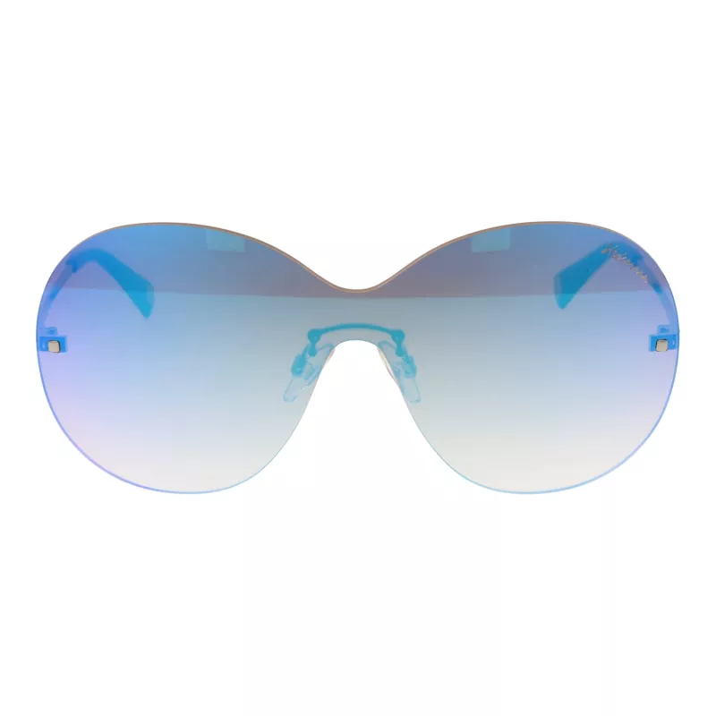 ANA HICKMANN Sieviešu saulesbrilles HI3058-14003A Havana Ģeometrisks Acetāta Rāmis Brūnas Gradienta Lēcas UV400