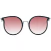 ANA HICKMANN Sieviešu saulesbrilles HI3066-5402A Zelts/Brūns Tauriņa metāla rāmis Brūnas gradienta lēcas 54mm