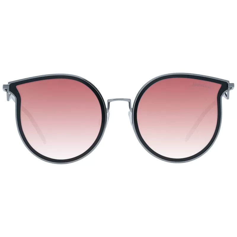 ANA HICKMANN Sieviešu saulesbrilles HI3066-5402A Zelts/Brūns Tauriņa metāla rāmis Brūnas gradienta lēcas 54mm