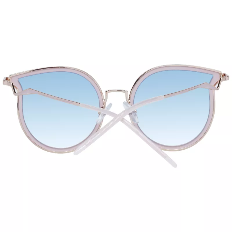 ANA HICKMANN Sieviešu saulesbrilles HI3066T-5405A Zelta metāla Butterfly/Cat-Eye Brūns gradients UV400 54mm