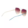 ANA HICKMANN Sieviešu saulesbrilles HI3068-5804D Zelts/Brūns Tauriņš Metāla rāmis UV400