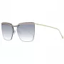 ANA HICKMANN Sieviešu saulesbrilles HI3081-13304C Havana Acetāta Kvadrātveida Rāmis Brūnas Gradienta Lēcas 55mm