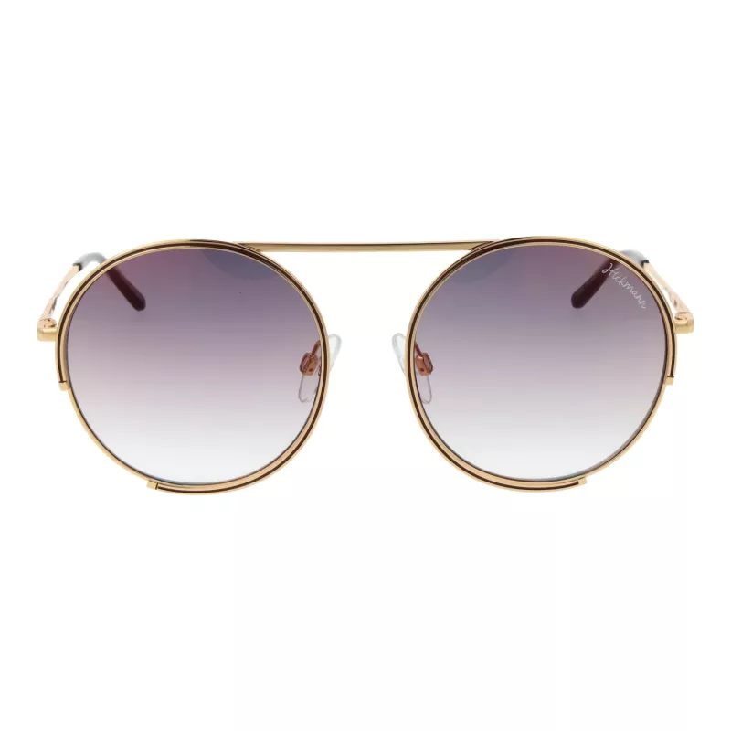 ANA HICKMANN Sieviešu saulesbrilles HI3082-5401A Butterfly Acetāta rāmis Pelēkas gradienta lēcas 54mm