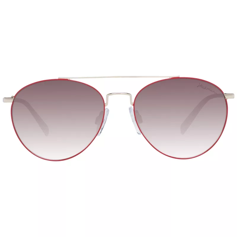 ANA HICKMANN Sieviešu saulesbrilles HI3133-5207A Butterfly Havana Acetāta rāmis Gradienta Brūnas lēcas 52mm