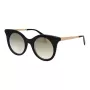 ANA HICKMANN Sieviešu saulesbrilles HI9063-4901S Zelts/Brūns Ģeometrisks metāla rāmis ar brūnām gradienta lēcām 49/21/145 mm