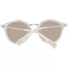 ANA HICKMANN Sieviešu saulesbrilles HI9066-49G21 - Havanas acetāta rāmis ar brūnām gradienta polikarbonāta lēcām, 49/21/145 mm