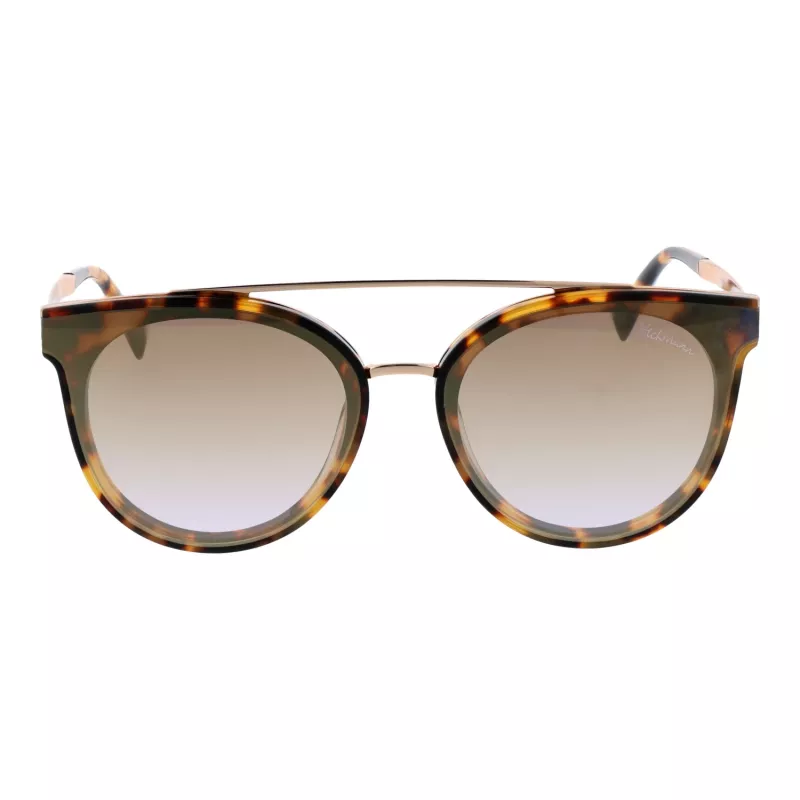 ANA HICKMANN Sieviešu saulesbrilles HI9080-62G21 Butterfly Oversized Zelts Brūns Gradienta 62mm