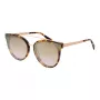 ANA HICKMANN Sieviešu saulesbrilles HI9080-62G21 Butterfly Oversized Zelts Brūns Gradienta 62mm