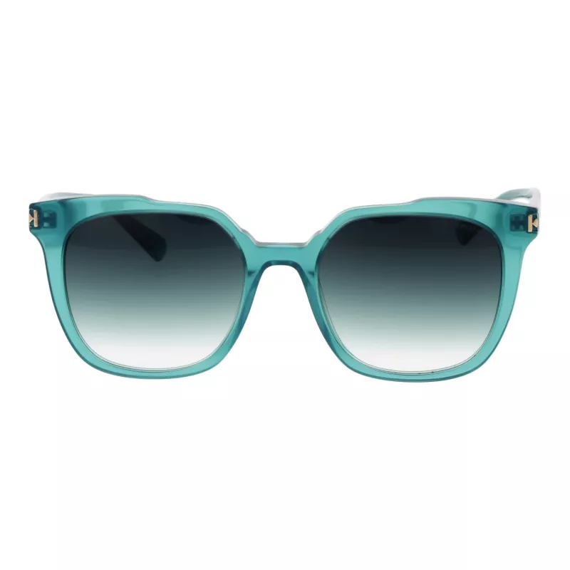 ANA HICKMANN Sieviešu saulesbrilles HIY9002-50T01 - Ģeometrisks acetāta rāmis, pelēkas polikarbonāta lēcas, UV400 aizsardzība, 50/18/135 mm