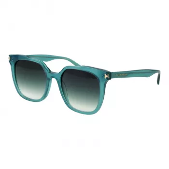 ANA HICKMANN Sieviešu saulesbrilles HIY9002-50T01 - Ģeometrisks acetāta rāmis, pelēkas polikarbonāta lēcas, UV400 aizsardzība, 50/18/135 mm