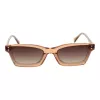 ANA HICKMANN Sieviešu saulesbrilles HI9099-63H01 Brūna Havana Kvadrātveida Tauriņa Acetāta Rāmis UV400