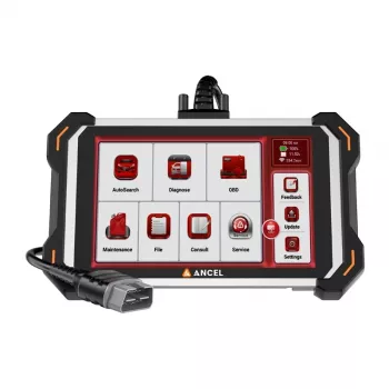 ANCEL DS600 BT profesionālais OBD2 diagnostikas skeneris ar 8 collu skārienekrānu, 4GB RAM, 64GB atmiņu, 2 gadu bezmaksas atjauninājumiem