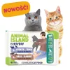 ANIMAL ISLAND Teļa / Truša un tītara / Tunciņas buljonā mitrā kaķu barība, 4 x 85 g paciņas, bez graudiem, pieaugušiem kaķiem