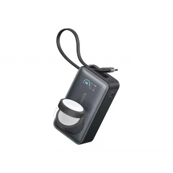 Anker MagGo Power Bank priekš Apple Watch, 10000 mAh, 35W, 2x USB-C, Melns