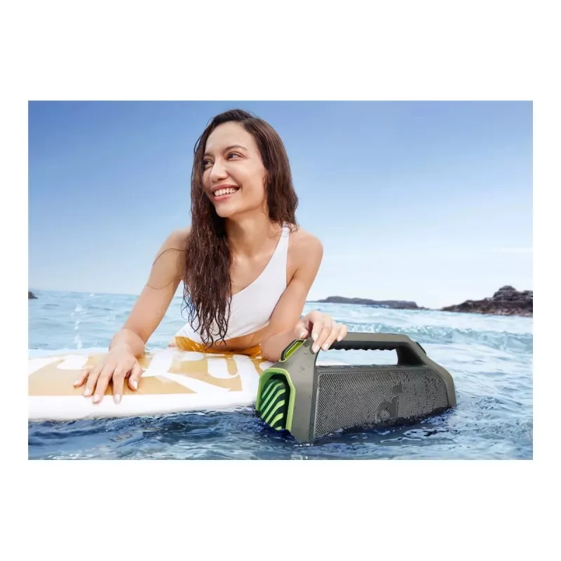 Anker Soundcore Boom 2 Plus A3134 100W Bluetooth Party Speaker, IPX7 Waterproof, Zaļš